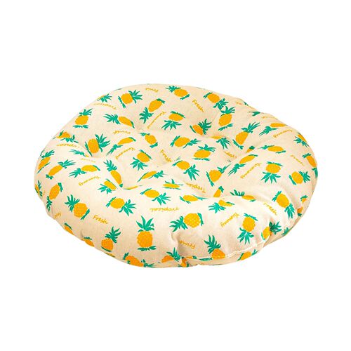 Round cushion in Instagram style, simple and elegant, cotton linen, thick buttock cushion, office, dormitory, student chair cushion, futon