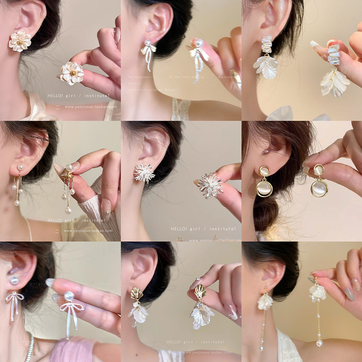 百搭流苏吊坠蚊香盘耳夹女无耳洞耳骨夹耳环轻奢高级感耳坠耳饰品