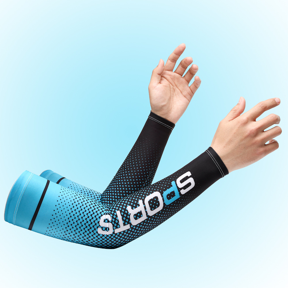 Protección solar manga de hielo para hombres y mujeres manga fresca verano multicolor conducción de seda de hielo manga de protección del brazo máscara de protección uv