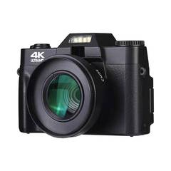 4K HD 48MP Retro DSLR Digital Camera Filter Wide Angle Mirrorless Student Entry-Level Camera