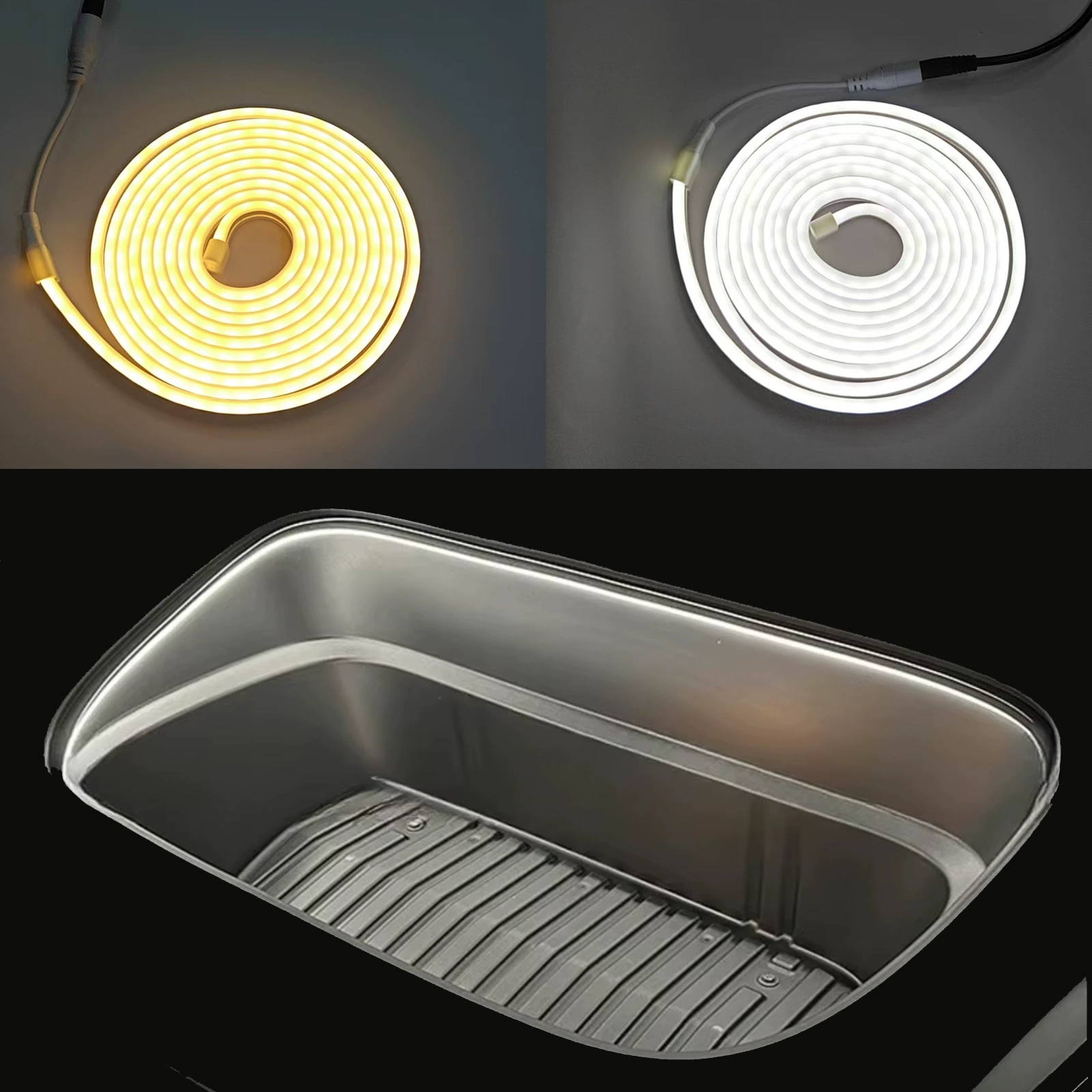 Spot-suited for renewed model Y front trunk aura light Refresh Y trunk light Car atmosphere light