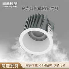 嵌入式led筒灯家用客厅窄边天花无主灯75开孔厨房卫生间防雾射灯