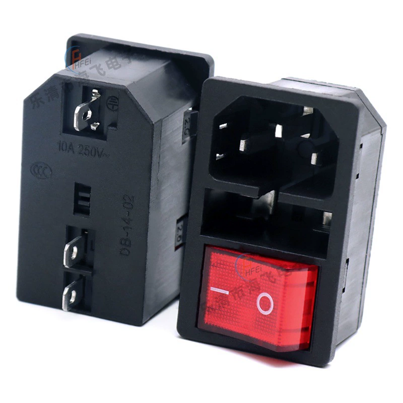 Поставка розетки переменного тока со встроенной картой «Три в одном» с переключателем AC-304 Встроенная розетка