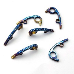 蜘蛛刀背脊 C223蜘蛛龍骨鈦合金 Spyderco Para3蜘蛛鈦合金刀背脊