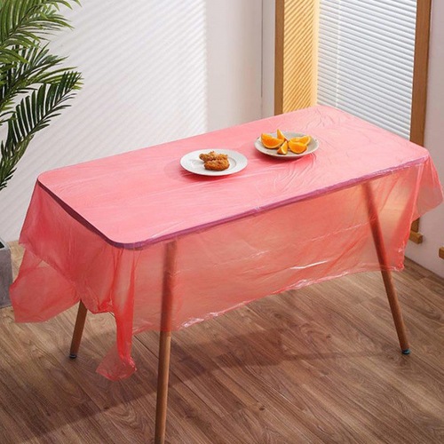 Disposable tablecloth waterproof hotel restaurant tablecloth high quality tablecloth household thickened plastic film rectangular