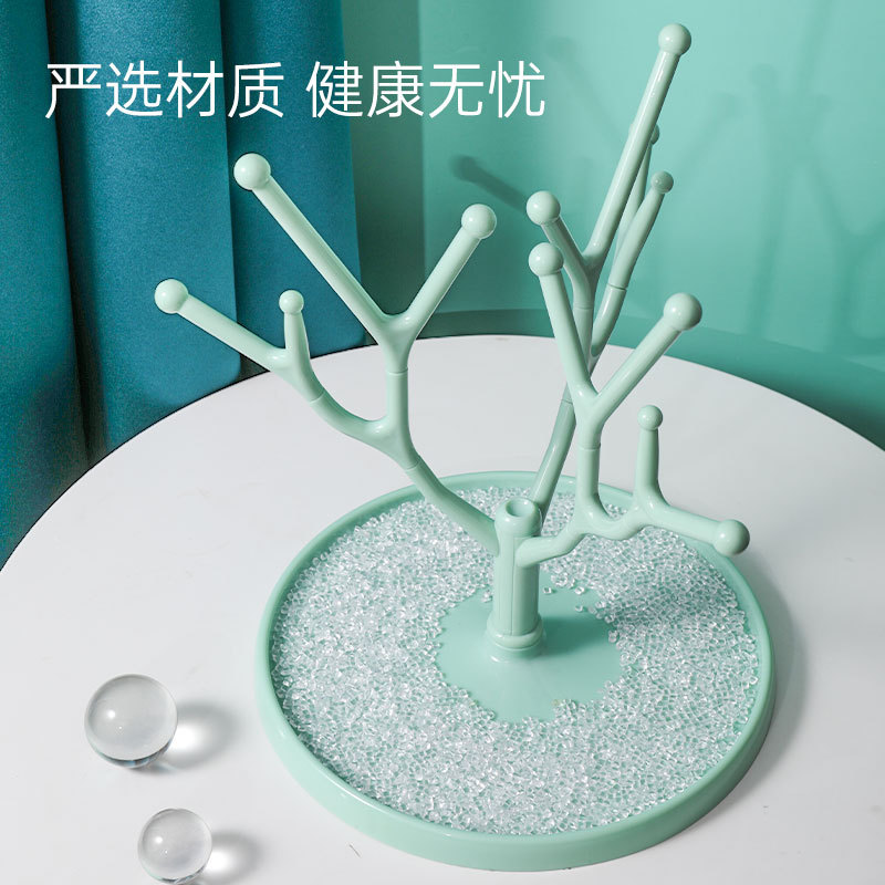 Nuevo Antler botella de bebé estante de secado desmontable estante bebé tetina botella drenaje rack caja