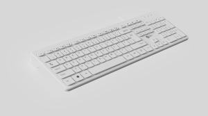 White [single keyboard office model] kb102