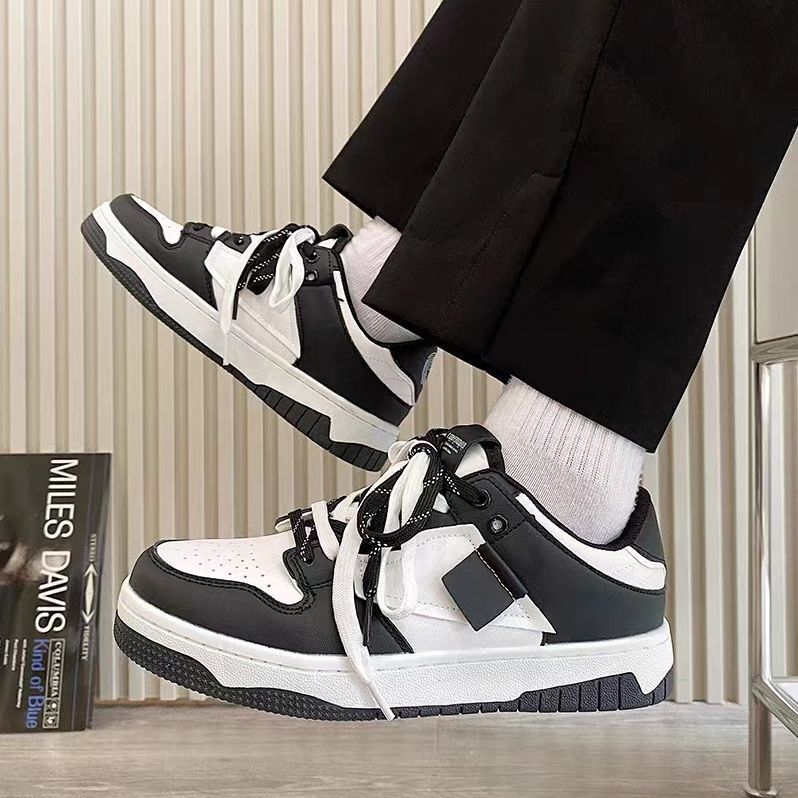 Men's New Trendy Sneakers Casual Student Couple Original Niche Versatile Trendy Shoes Sports Shoes Panda Color Scheme Men's New Trendy Sneakers Casual Student Couple Original Niche Versatile Trendy Shoes Sports Shoes Panda Color Scheme