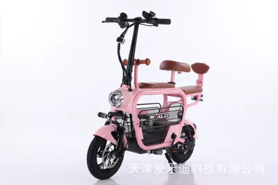 Vietnam Two-Wheeled Pet Lithium, Qatlanan elektrik velosipedlər - pet-naked-car-pink