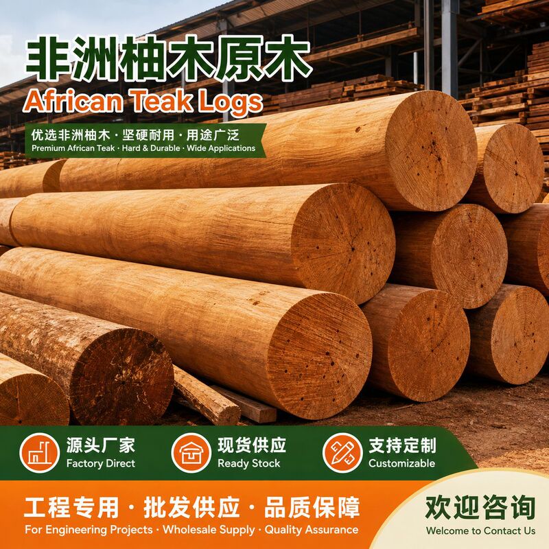 Direct selling African teak logs Myanmar solid wood teak large diameter pomelo wood for ancient construction projects Direct selling African teak logs Myanmar solid wood teak large diameter pomelo wood for ancient construction projects
