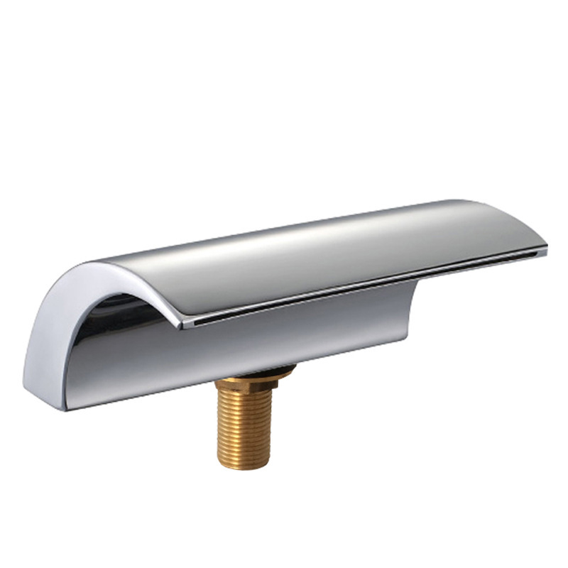 Bathtub Faucet Waterfall Large Water Outlet Hotel Hot Spring Cold and Hot Water Mixing Valve Cylinder Side Type Large Flow Water Spray Nozzle Bathtub Faucet Waterfall Large Water Outlet Hotel Hot Spring Cold and Hot Water Mixing Valve Cylinder Side Type Large Flow Water Spray Nozzle
