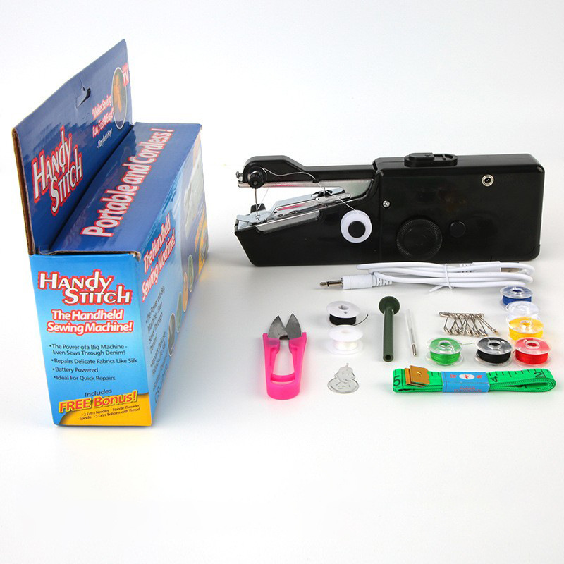 휴대용 전기 재봉틀 블랙