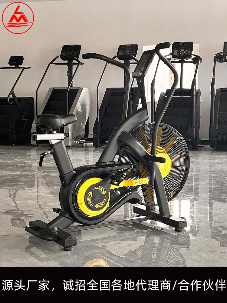 Bicicletas de fitness Lang Ming ventilador de resistencia al viento bicicletas interiores suministro de equipos aeróbicos gimnasio conjunto completo de montar