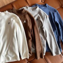 mt2601 少量现货 包邮 一件代发 童 保暖发热打底加厚长袖针织衫