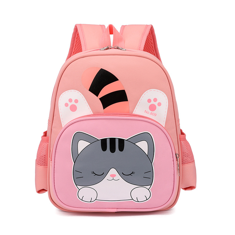 Caricatura tigre mochila infantil jardín de infantes bebé lindas mochila transpirable 3 años 5 años mochila para niños