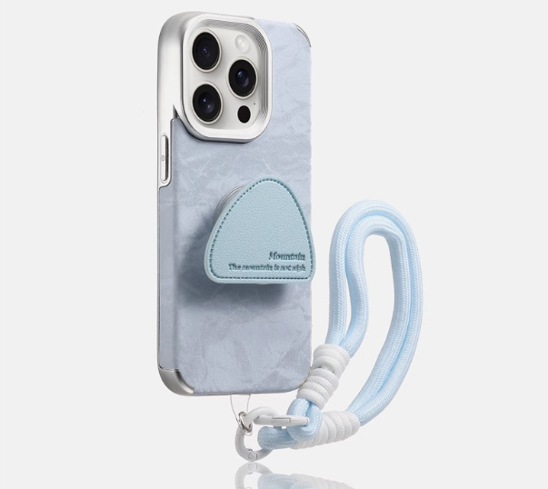 Bordado de dibujos animados de invierno para animales pequeños Apple 16promax funda para teléfono móvil 14pro/15pro niñas 13/14