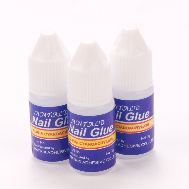 Pegamento transfronterizo de uñas pasta de uñas pieza de joyería 3G pegamento de uñas herramienta de uñas suministros al por mayor en stock