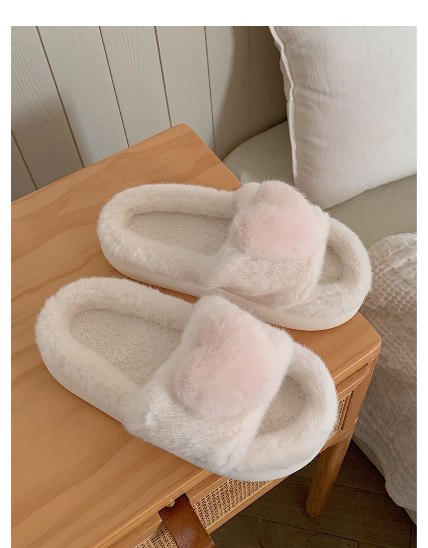 Scarpe da casa da donna morbide e traspiranti leggere e regolabili primaverili in velluto_voghion.com