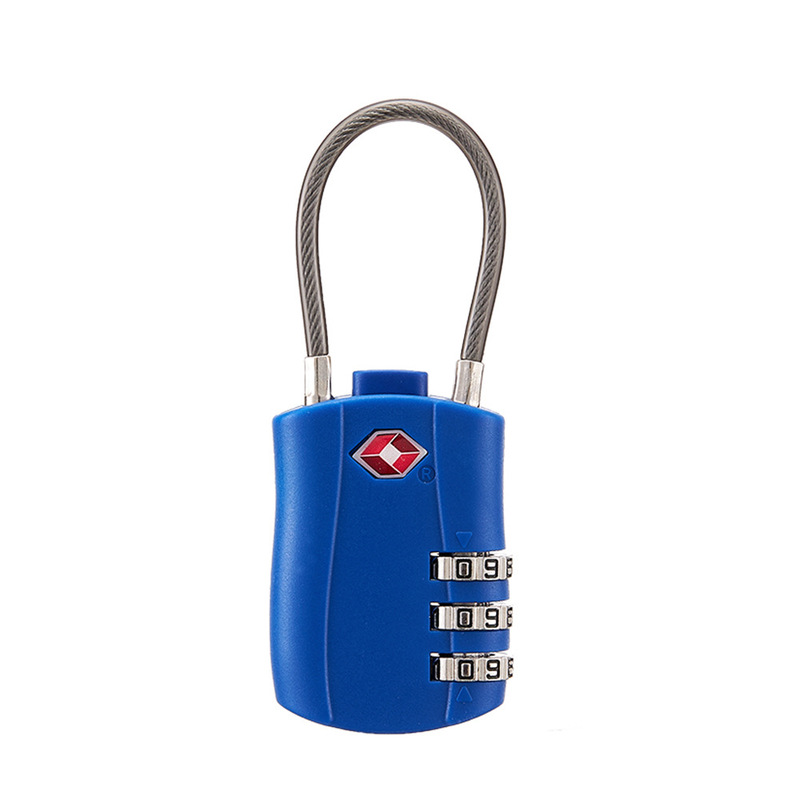 TSA パスワード トラベル ロック バックパック キャビネット ソフト ワイヤー ロープ ロック トラベル バッグ ロック TSA パスワード カスタム ロック|undefined