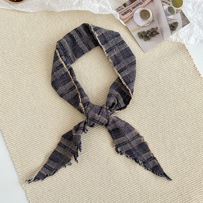 Buñuelo de seda de alto nivel nuevo cuello buñuelo cuadrado buñuelo correa de cabello para el cabello más utilizado buñuelo de cintura buñuelo doblado para usar