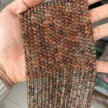 2~4mm��Ȼʯ�ڽ𾧳���ˮ���A�鴮��ɢ�邀���ƷDIY����S�����l