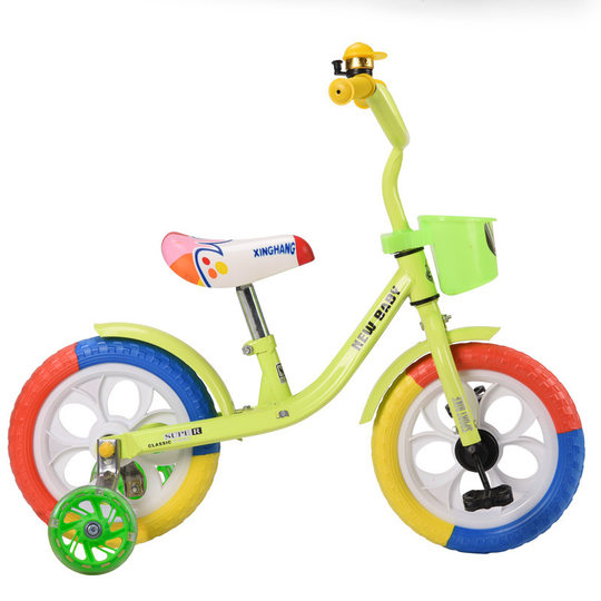 Children's scooter pedal sports bicycle 2-8 years old baby walker with auxiliary wheel cross-border wholesale