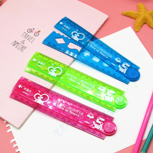 Xiaoyuer Foldableing Soft Ruler, Special Multi-Functional Ruler for Primary School Students in First Grade 30cm 15cm Ruler