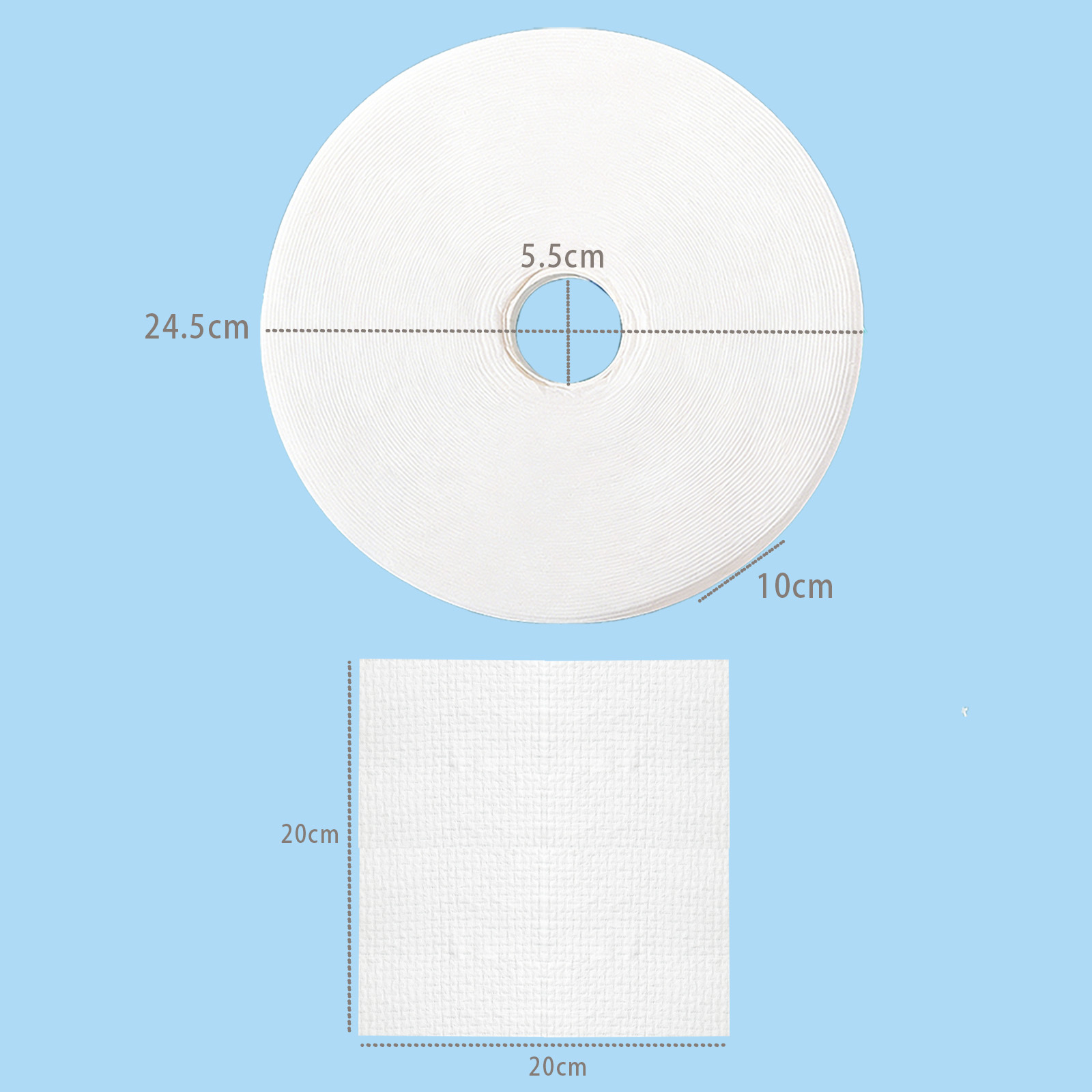 Toalla de lavado de la cara desechable engrosada para aumentar la toalla de limpieza de la cara toalla de lavado de la cara gran volumen de lotes de algodón toalla gruesa tipo de dibujo