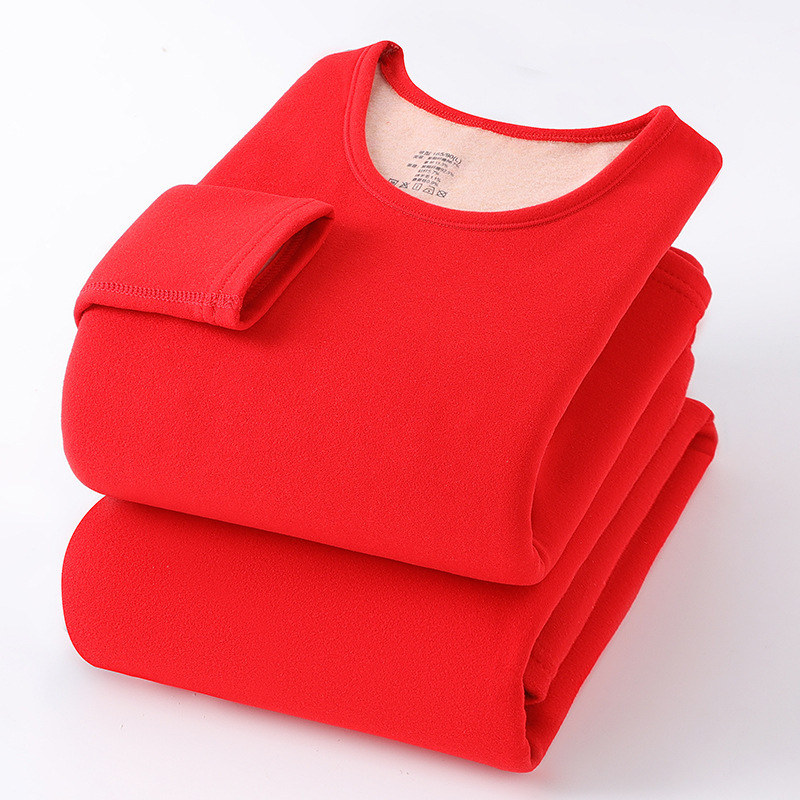 2024 New Men's Thermal Underwear suit fleece-lined Thickened Cashmere Silk Comfortable Soft Self-heating Warm 2024 New Men's Thermal Underwear suit fleece-lined Thickened Cashmere Silk Comfortable Soft Self-heating Warm