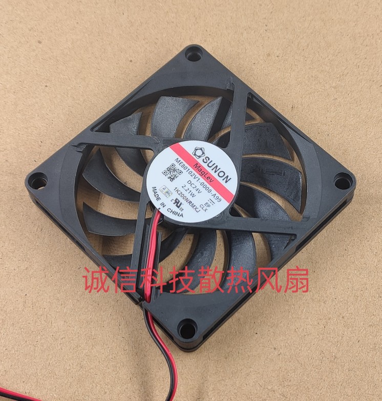 ME80102V1-0000-A99 建准SUNON 8010薄扇 24V 2.21W 8CM/厘米风扇