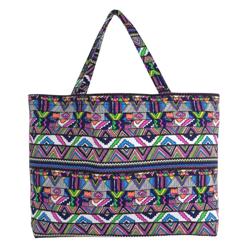 En stock bolsa de lona de impresión de moda estudiante bolsa de lona de protección del medio ambiente creativo bolsa de compras bolso de hombro engrosado