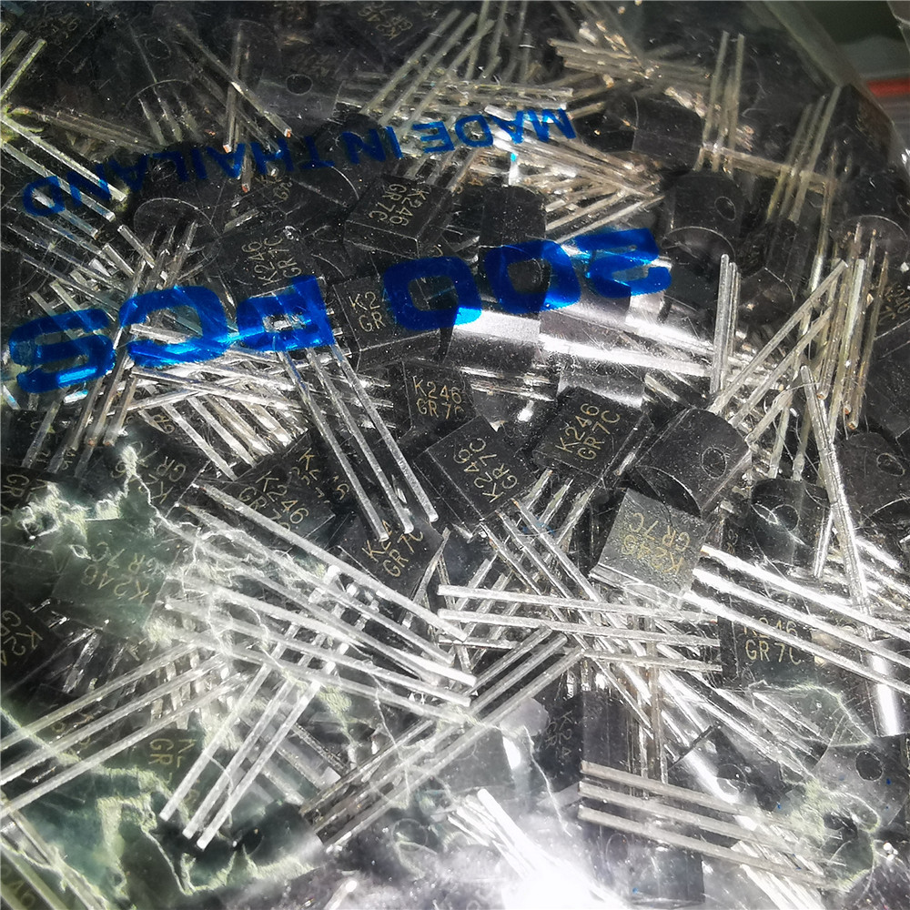 2SK246-GR TO-92 50V/10MA N沟道功放 直插 MOSFET mos场效应管