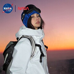 NASALike極地白浙江台州三門鳥家突撃服男女台州鳥sv7白いコート春