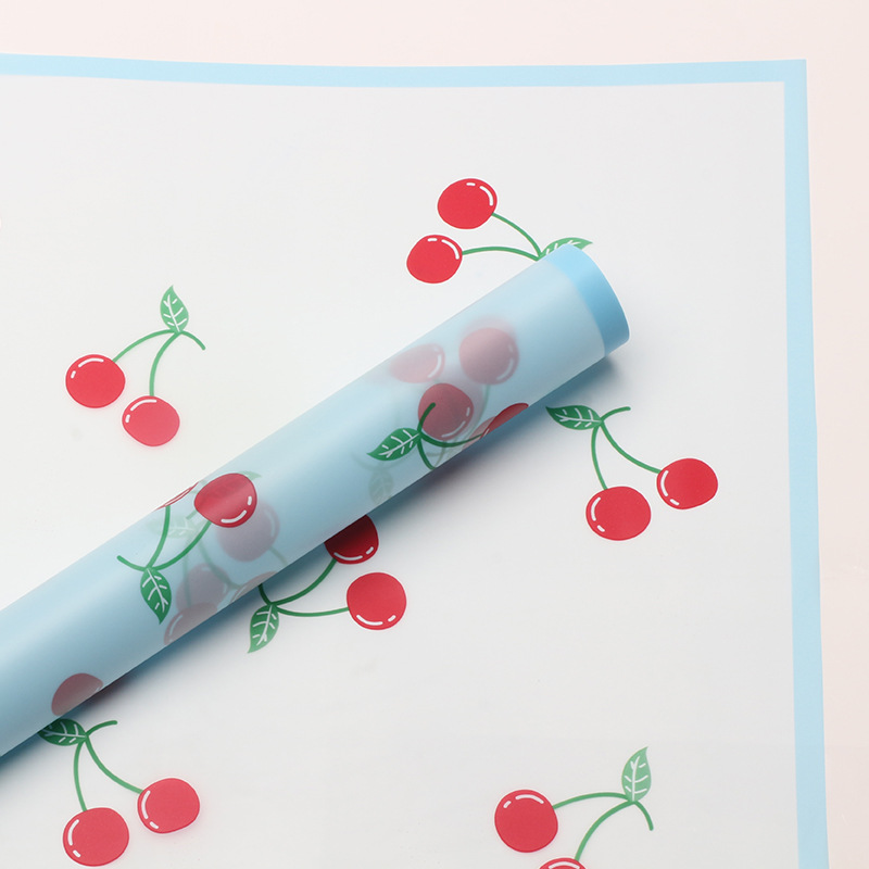 Papel de regalo floral impermeable creativo