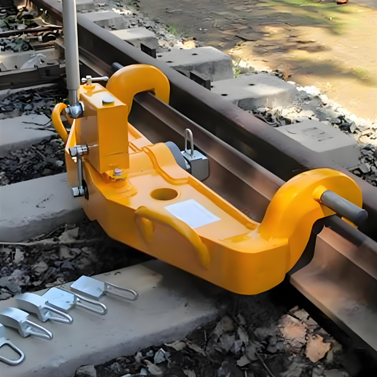 Suministro de YJT - 500 endirector de riel de punta hidráulico endirector de riel de ajuste horizontal hidráulico