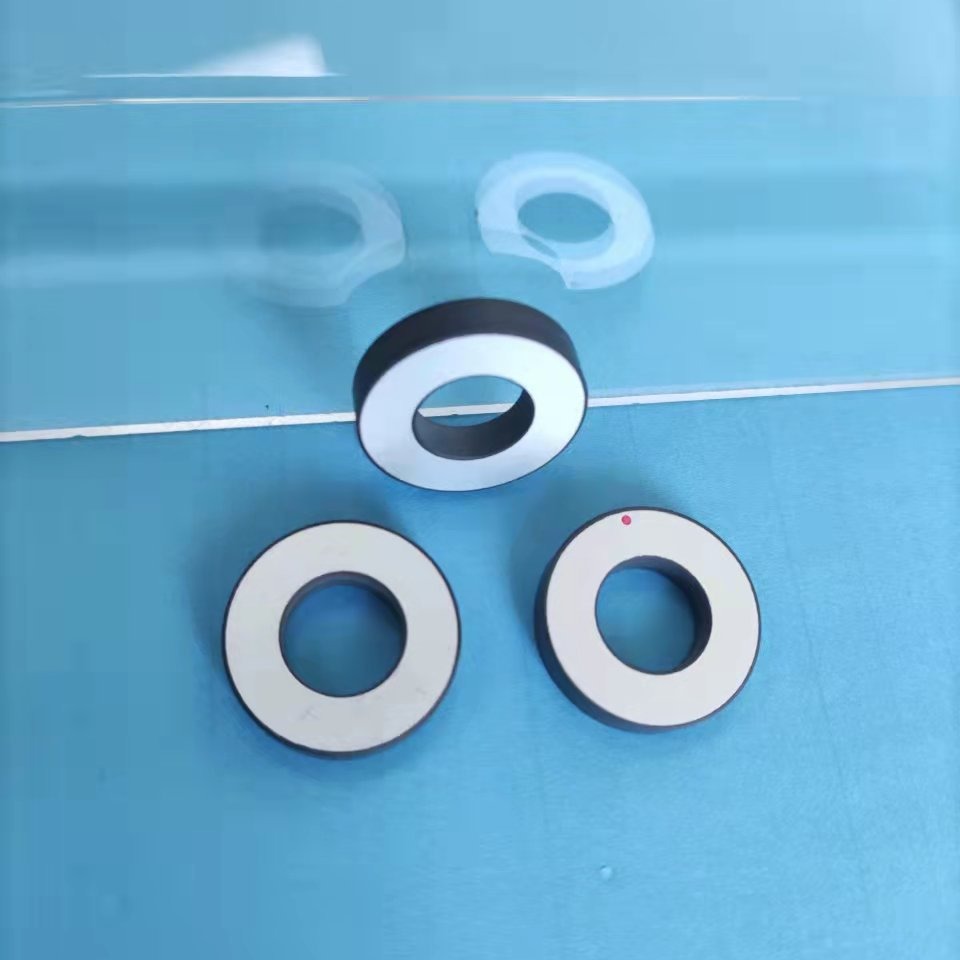 压电陶瓷圆环片超声波晶振片超声波换能片P4焊接片20*10*4