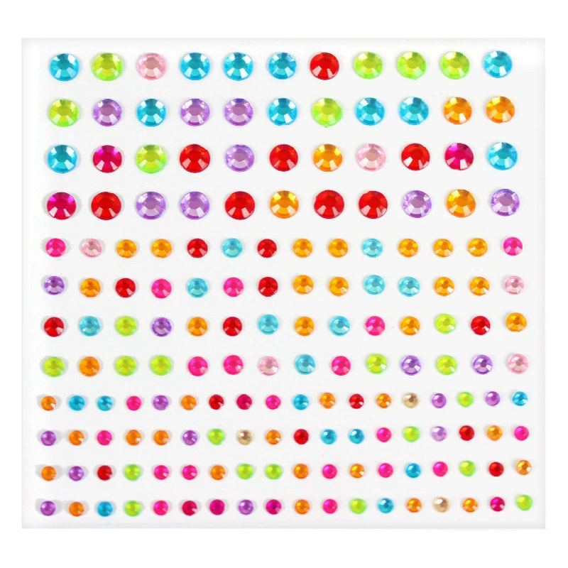 В наличии Новые DIY Акриловые Алмазные Наклейки Pearl GEM Crystal Diamond наклейки лицо этап макияж Алмазные наклейки