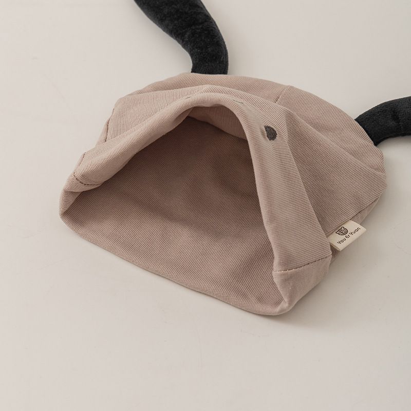 0-3 Meses de primavera y otoño delgado sombrero de bebés, algodón coreano, sombrero de bebés, perros