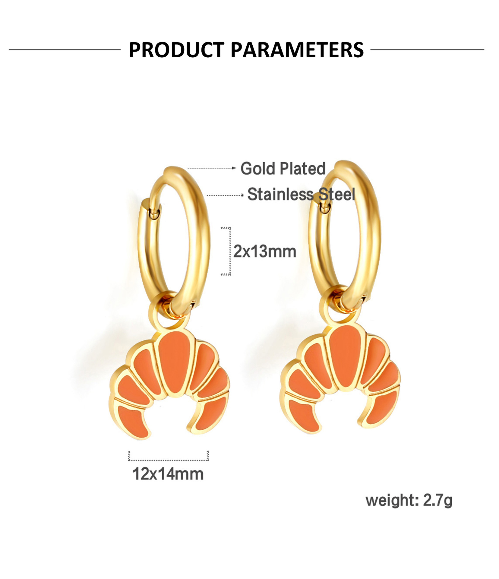 Holiday, Daily Occasion 304 Stainless Steel Material 1 Pair Simple Style Classic Style Daisy Plating 304 Stainless Steel Drop Earrings