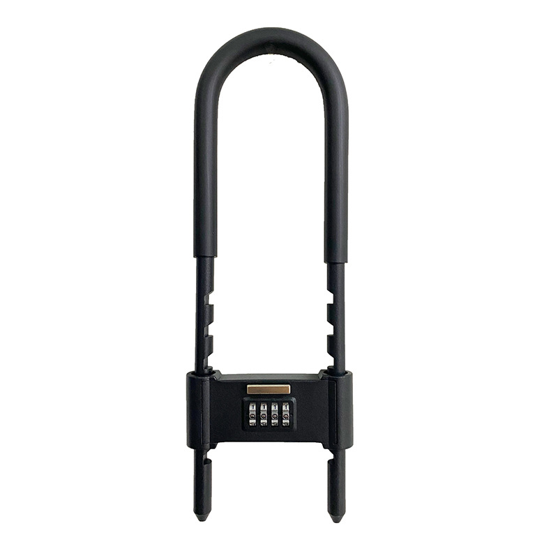 Cerradura en forma de U cerradura de la contraseña candado puerta de vidrio impermeable antioxidante Cerradura en forma de U cerradura de la puerta cerradura hogar contraseña alargada antirrobo