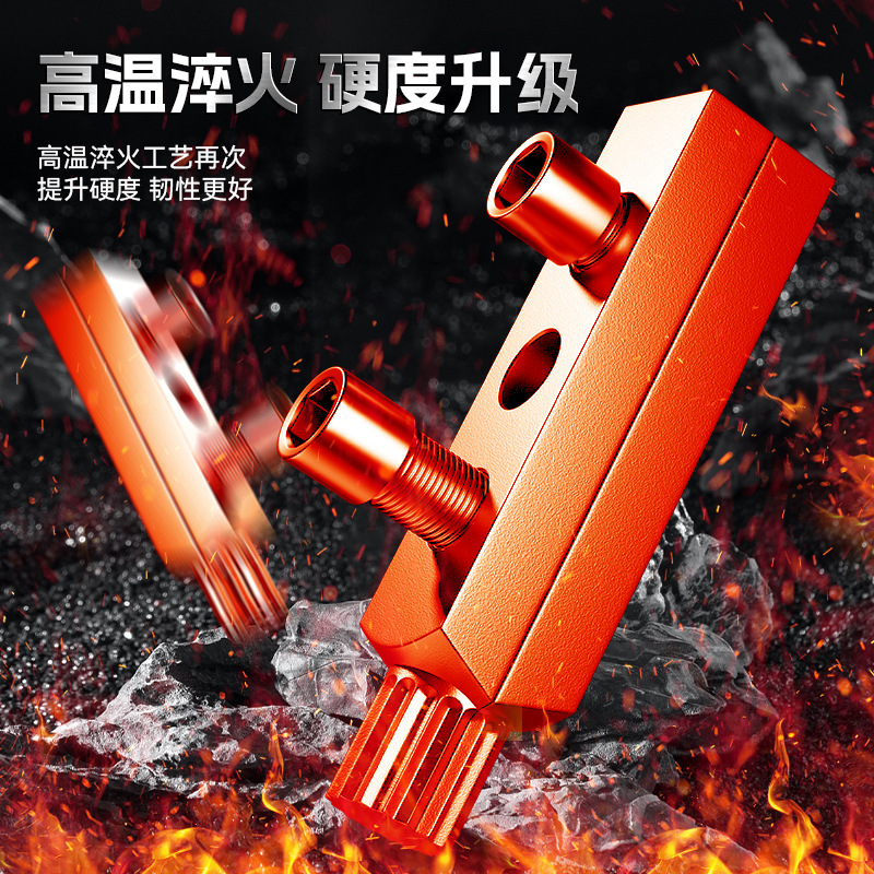 Nueva válvula de ángulo de grifo doméstico extractor de alambre roto herramienta de hardware explosiva gran extractor de alambre roto de válvula de ángulo completo