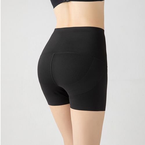 Three-quarter length garter waist barbie pants plus size postpartum abdominal support pants for women, pressure beauty shaping pants without rolling edge, wholesale