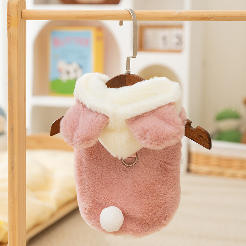 Nuevo otoño e invierno perro coreano lindo dibujos animados perro mediano y pequeño suéter de oso gato peluche ropa para perros