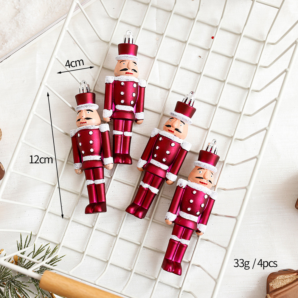 Bola de Navidad en forma especial Bola de árbol de Navidad colgante de vacaciones decoraciones colgante de plástico color mezclado lote