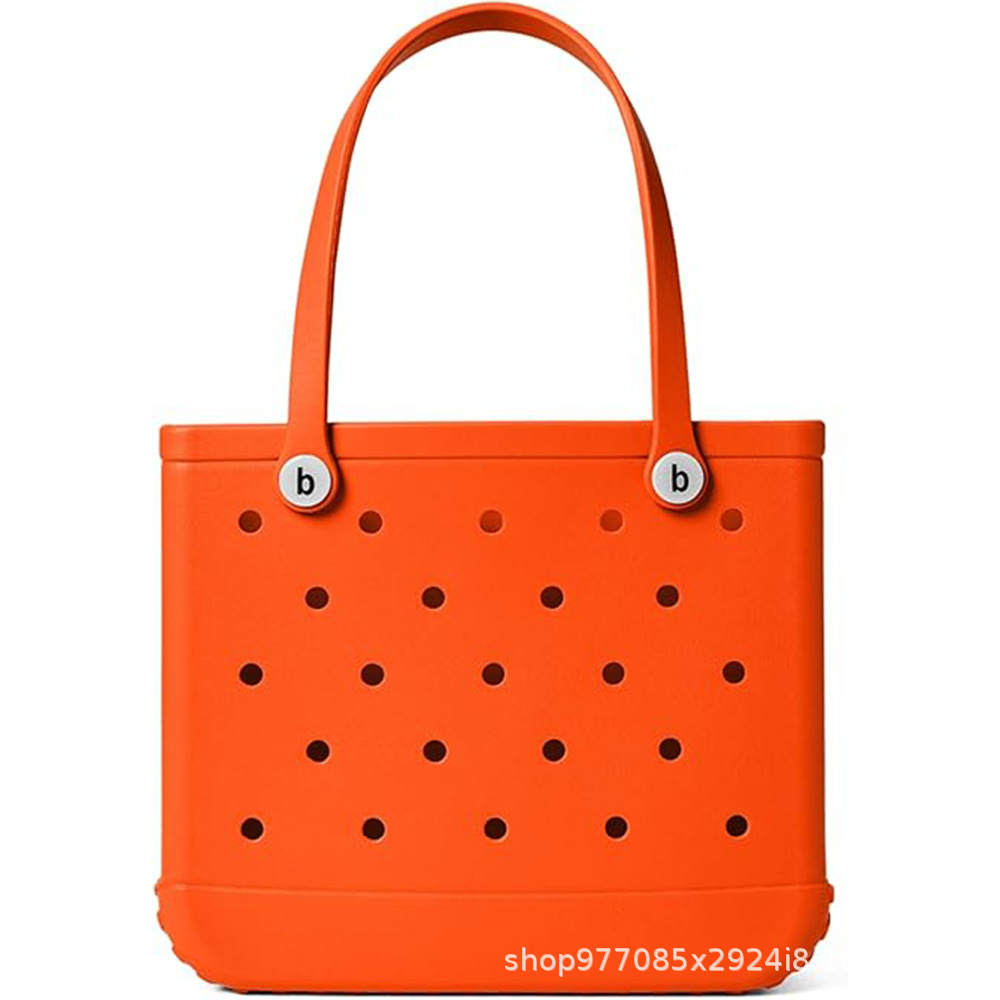 Eva bolsa de playa bolsa de agujero ligera europea y americana moda diy bolsa de mano de gran capacidad bolsa de hombro especial junto al mar