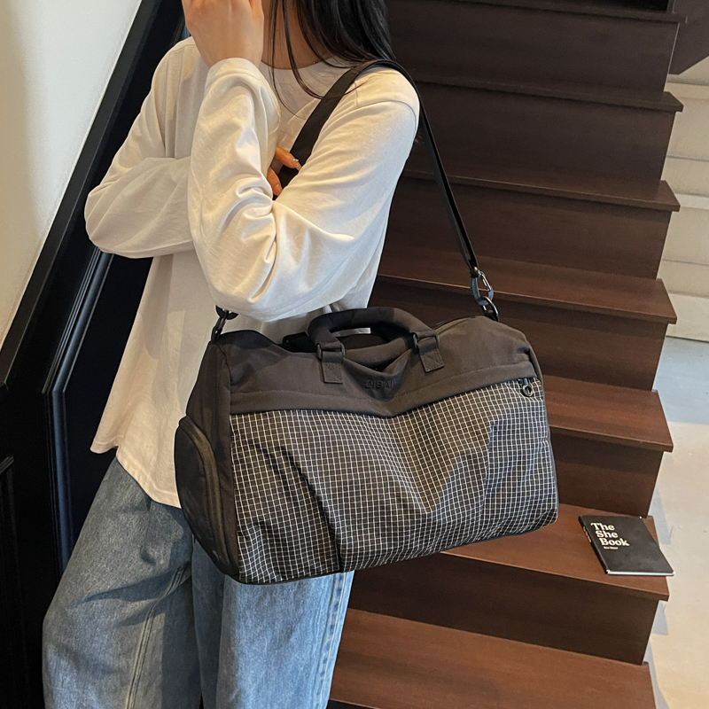 运动健身包大容量旅行包女时尚短途手提行李包轻便独立鞋仓瑜伽包|undefined