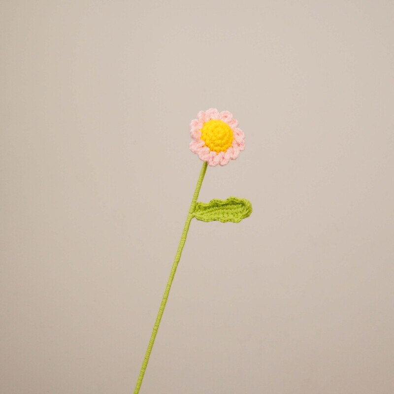 成品手工钩织毛线编织小雏菊花束创意永生花仿真花情人节礼物闺蜜|undefined