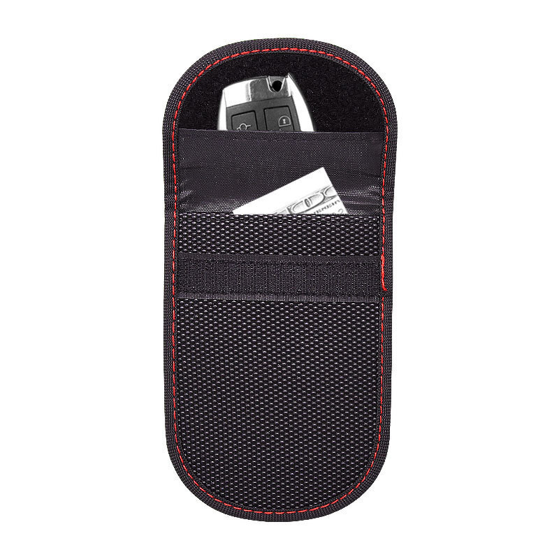 厂家直销新款手机信号屏蔽袋防GPS定位干扰RFID车钥匙信号屏蔽袋