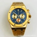 Gold steel blue plate
