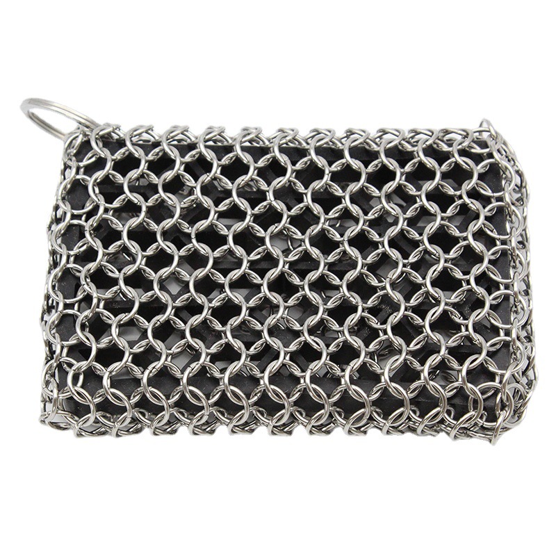 Transfronterizo dedicado olla de acero inoxidable Red de lavado de platos bola de acero limpieza del hogar cocina comercial olla de lavado artefacto cepillo de red